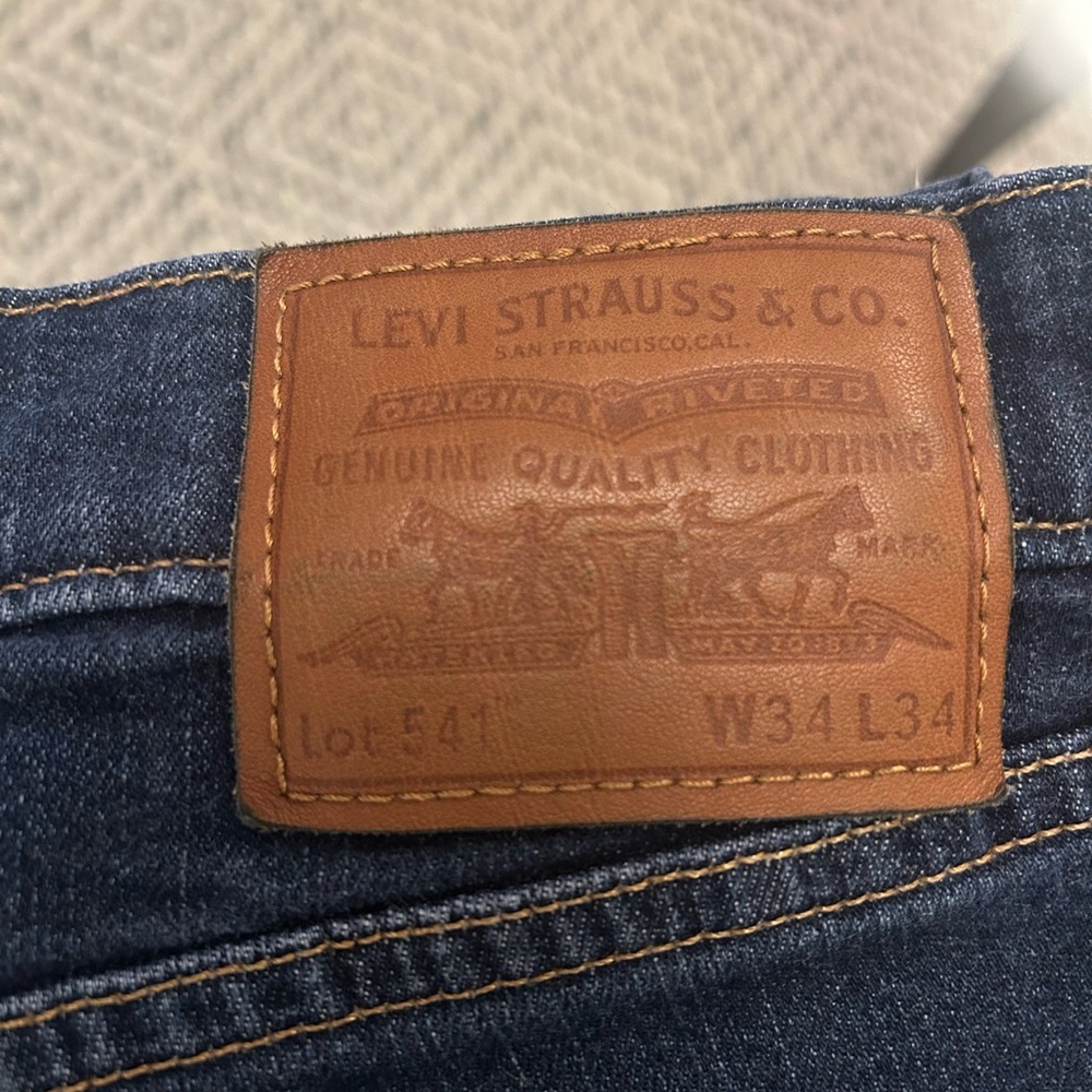 Levi's Dark Blue Denim Jeans